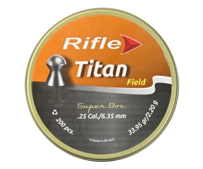 Пули Rifle Field Series Titan 6,35 мм, 2,20 г (200 штук)